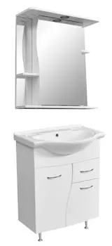 Мебель для ванной Stella Polar Волна 65