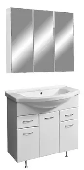 Мебель для ванной Stella Polar Волна 75