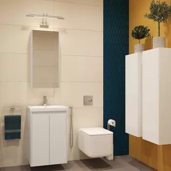 Мебель для ванной Velvex Klaufs 50 белая, подвесная