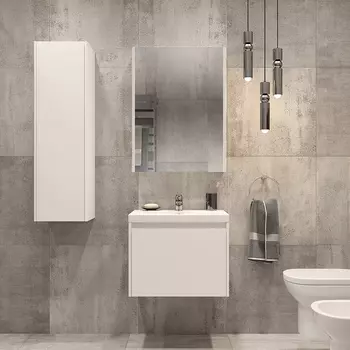 Мебель для ванной Velvex Klaufs 60.1Y белая, подвесная