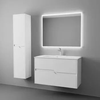 Мебель для ванной Veneciana Vеneto 100 подвесная, 2 ящика, белый матовый