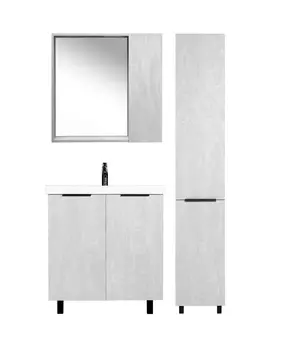 Мебель для ванной Viant Берлин 80 напольная, цемент