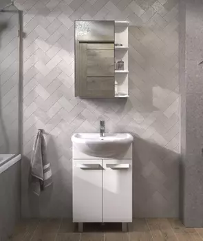 Мебель для ванной Vigo Hoska 55 напольная, белая