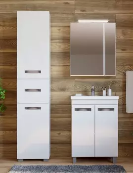 Мебель для ванной Vigo Plaza 60 напольная, с 2 дверками (раковина Como 70)