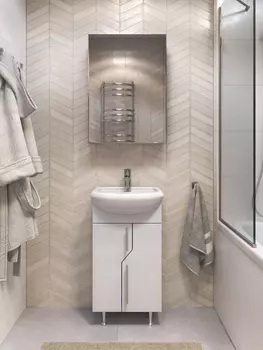 Мебель для ванной Vigo Turin 45 напольная, белая