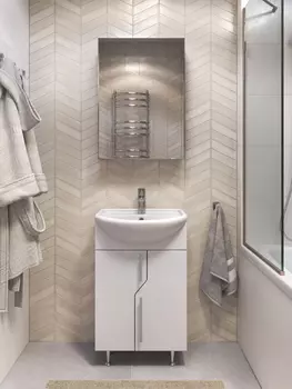 Мебель для ванной Vigo Turin 50 напольная, белая