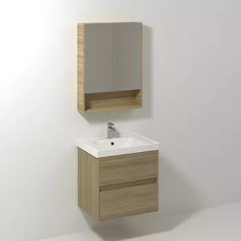 Мебель для ванной Vod-Ok Грейс 60 подвесная кокоболо натуральный