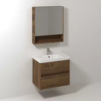Мебель для ванной Vod-Ok Грейс 70 подвесная дуб хантон