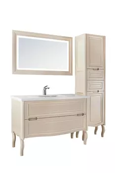 Мебель для ванной Vod-Ok Эльвира 120 с ящиками бежевая