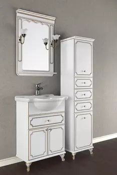 Мебель для ванной Vod-Ok Мариэль 65 белая/золото