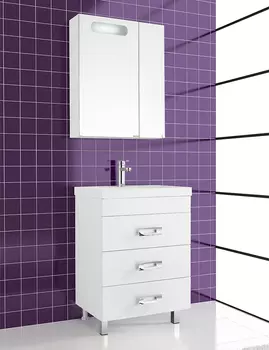Мебель для ванной Vod-Ok Орландо 60 белая