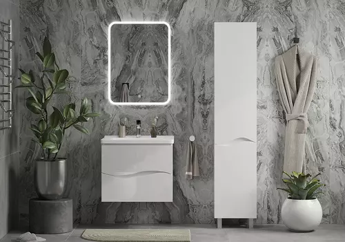 Мебель для ванной Volna Volna 80.2Y подвесная, белая