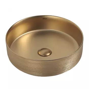 Мебельная раковина Abber Bequem AC2109BGM золото матовое