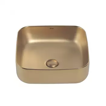 Мебельная раковина Abber Rechteck AC2211MMG золото матовое