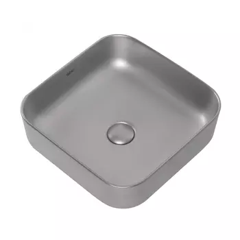 Мебельная раковина Abber Rechteck AC2211MS серебро матовое