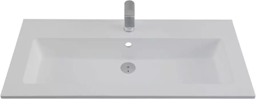 Мебельная раковина Aquanet Текла 100 белая