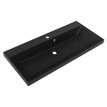 Мебельная раковина BelBagno BB900/450-LV-ART-AST-NERO 90х45 черный матовый
