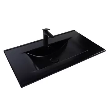 Мебельная раковина Bond Cube S05-808 80х46 черный матовый