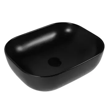 Мебельная раковина Bond Cube S61-508 50х40 накладная, черный матовый