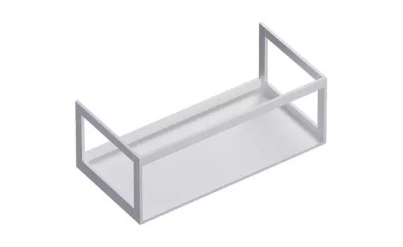 Мебельная раковина Catalano Horizon 170AHZBA серебро со столешницей