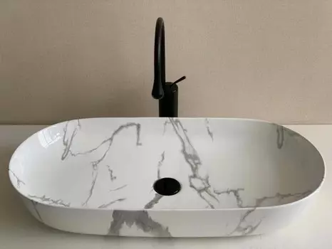 Мебельная раковина CeramaLux N 350 накладная