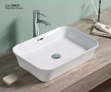 Мебельная раковина CeramaLux N 78431 накладная