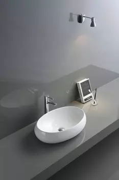 Мебельная раковина CeramaLux N 9030D накладная