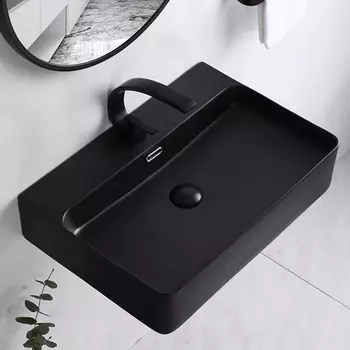 Мебельная раковина CeramaLux NС 8145MB накладная