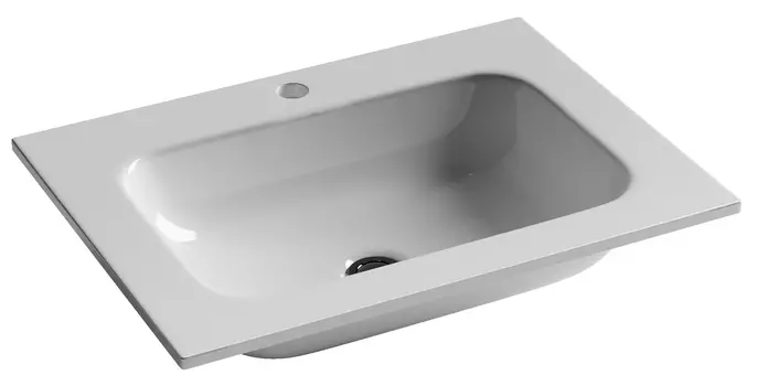 Мебельная раковина Ceramicanova Grace CN7011 встраиваемая 61х45,7 см, белая