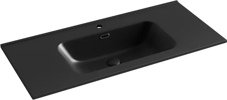 Мебельная раковина Ceramicanova Element CN7002MB накладная 91х46,5 см, черная матовая