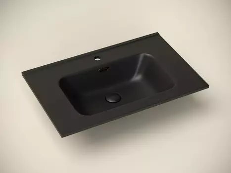 Мебельная раковина Ceramicanova Element CN7007MB накладная 71х46,5 см, черная матовая