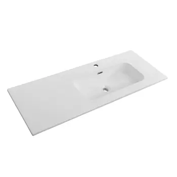 Мебельная раковина Cezares Duet CZR-8095-120-R 121х46 белый