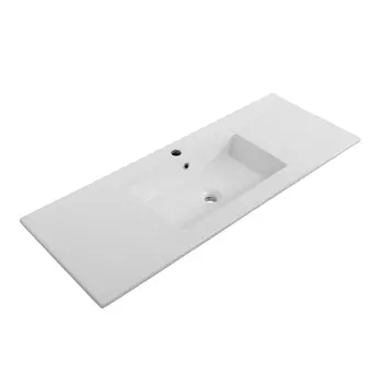 Мебельная раковина Cezares Plane 121х46 белый