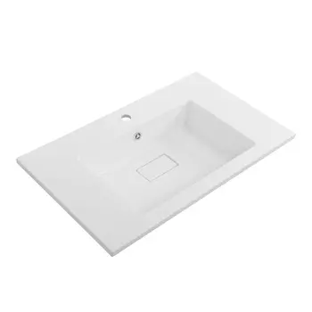 Мебельная раковина Cezares Slider CZR-800/480-LV-MR-PRS 80х48 белый матовый