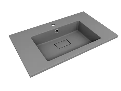 Мебельная раковина Florentina Персона 80 серый шелк