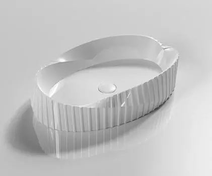 Раковина Gid Creativo 888s накладная 60х38 белая