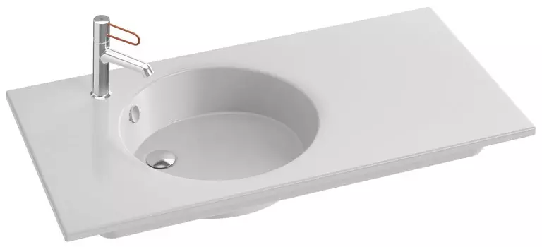 Мебельная раковина Jacob Delafon Odeon Rive Gauche 100 см EXAU112-Z-00
