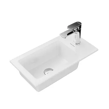 Мебельная раковина Kerama Marazzi Lato LA.wb.50 встраиваемая сверху, белая глянцевая