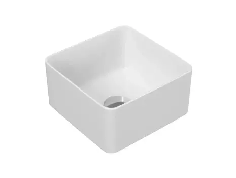 Мебельная раковина Runo Uno 24х24 белый
