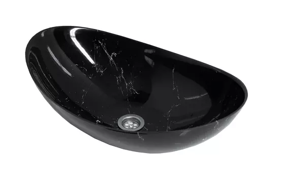 Мебельная раковина Stella Polar Орион черный мрамор