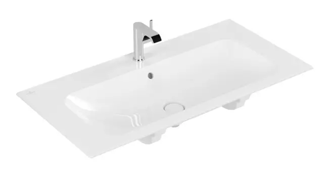 Мебельная раковина Villeroy & Boch Finion 4164ABR1 100 альпийский белый, CeramicPlus