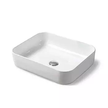 Мебельная раковина Vincea VBS-105 накладная, белая