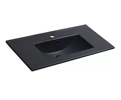 Мебельная раковина Vincea VBS-13980MB 80 см черная матовая