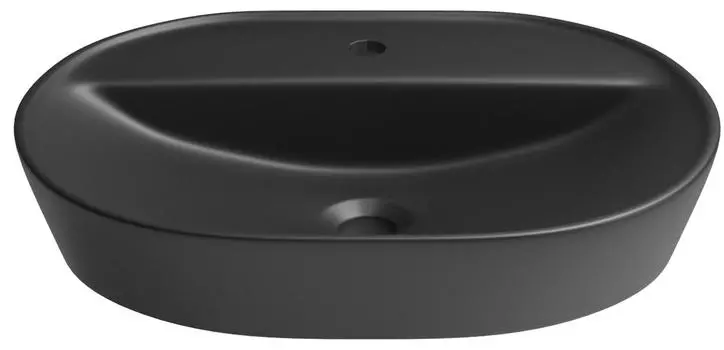Мебельная раковина Wellsee 150202000 60х45 матовая черная