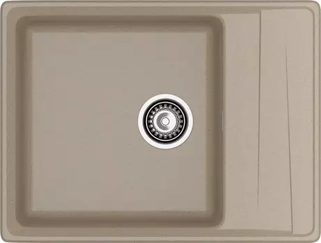 Мойка для кухни GranFest LV-660 песочный 1-чаша 660x500мм