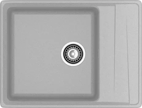 Мойка для кухни GranFest LV-660 серый 1-чаша 660x500мм