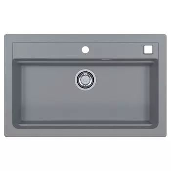 Мойка кухонная Alveus Atrox Concrete-G81 79х50, серая
