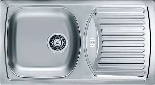 Мойка кухонная Alveus Basic 150 декор, корзинчатый вентиль