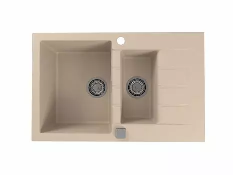 Мойка кухонная Alveus Cadit 70 Terra G62 светло-бежевая