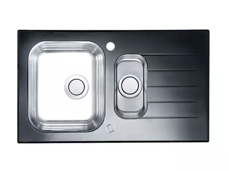 Мойка кухонная Alveus Glassix Up 20 черный